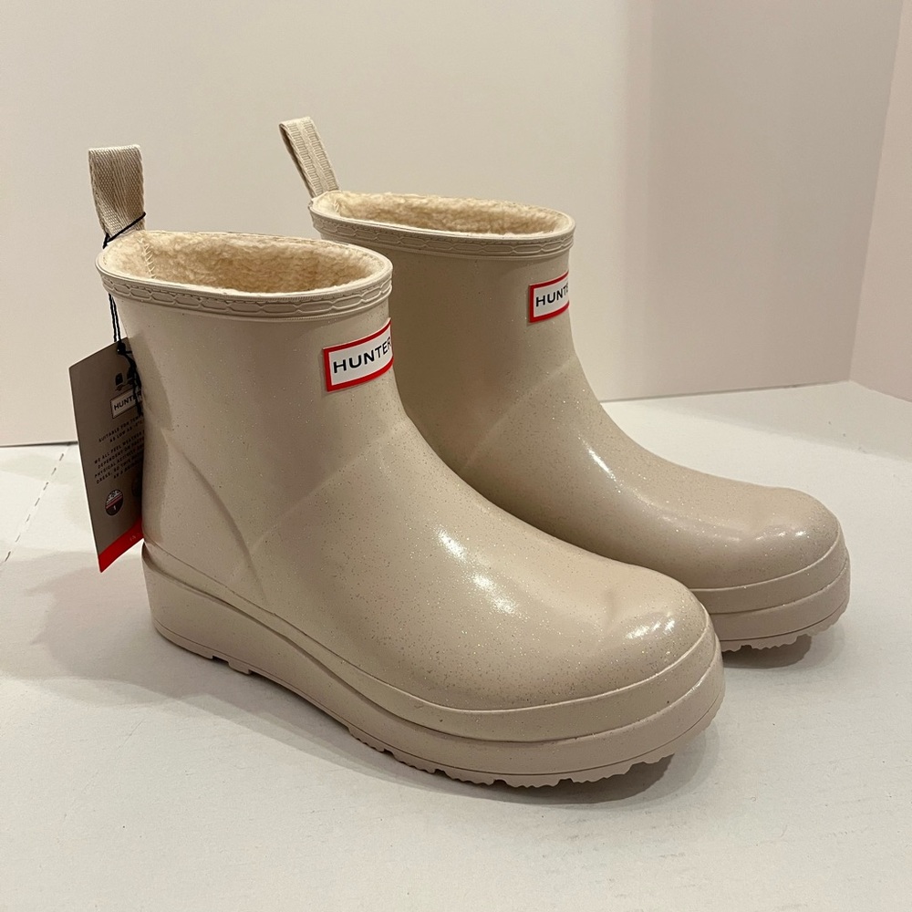 Hunter Beige Winter & Rain Boots